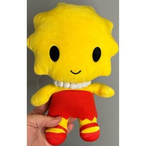 The Simpsons Lisa Simpson Plush Doll Universal Studios 8 Inch Yellow Red 2018